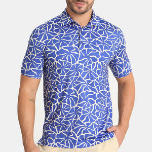 Vêtements de golf pour hommes en gros, nouveau design, jersey 100% polyester, anti-UV, impression par sublimation, séchage rapide, coupe classique, pour t-shirt de golf - Product Image 4