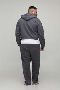 เสื้อฮู้ดฮิปฮอปผ้าฝ้ายสำหรับผู้ชายเสื้อฮู้ดแบบครอปใส่ได้ทั้งชายและ2025 - Product Image 5