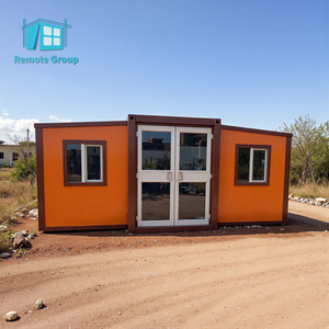 Rumah Kontainer Baja Prefabrikasi <span class=keywords><strong>Panel</strong></span> Sandwich Modular Desain Modern Kokoh Portabel Rumah Prefab Mobile untuk Penggunaan Hotel Cina - Product Image 3