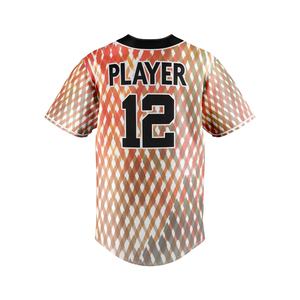 เสื้อเบสบอลผู้หญิงสั่งทำขายส่ง พร้อมพิมพ์ลายด้วยความร้อน ระบายอากาศได้ดี ไซส์พลัส ซอฟต์บอล ชื่อทีมสั่งทำได้ - Product Image 2