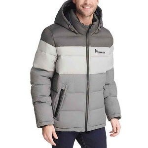 Veste d'hiver pour homme à séchage rapide, confortable, à capuche, rembourrée, coupe-vent, courte, en duvet - Product Image 6