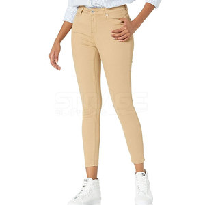 Jean décontracté pour femme, coupe droite, forme classique, toucher premium, respirant, 100% coton, écologique, coupe régulière - Product Image 4
