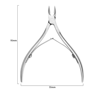 MORGANS INDUSTRIES Professional Stainless Steel Nail Clippers <b>Flat</b> Jaw 12.5mm Wide Opening Sharp Blade Durable for Finger Nails - Product Image 2