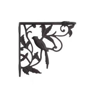 Soporte de estante de metal de hierro forjado clásico Estructura fuerte para decoración de espacio y uso de almacenamiento - Product Image 5