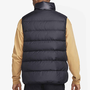 Veste matelassée sans manches pour homme de haute qualité, personnalisée en gros, col montant, fermeture éclair, imperméable, écologique, vêtements d'extérieur - Product Image 2