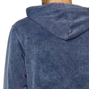 Sudaderas con capucha informales de invierno para hombre de diseño personalizado 100% algodón polar ecológico lavado ácido sudaderas con capucha - Product Image 6