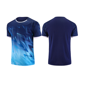 Ensemble de maillots de football courts personnalisés pour hommes coupe automatisée sublimation vêtements de sport OEM avant chemises d'entraînement au football uniforme d'équipe - Product Image 2