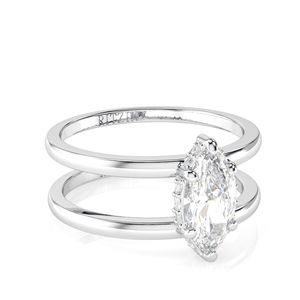 แหวนหมั้นผู้หญิงทำจากหินเล่นไพ่คนเดียวทรง1.50CT - Product Image 5