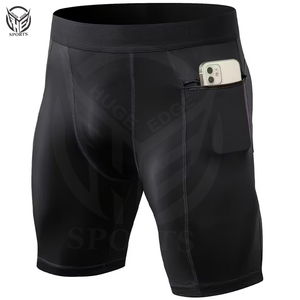 Shorts d'été personnalisés pour hommes, séchage rapide, en Spandex/Polyester, élégants et confortables pour les activités de plein air et la plage, service OEM - Product Image 1