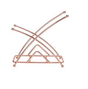 Top vente dernier modèle contemporain Portable porte-serviettes en métal avec plaqué or pour la maison hôtel Restaurant utiliser prix de gros - Product Image 4