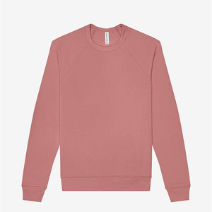 Sudadera de cuello redondo de color rojo oscuro, talla mediana, raglán, invierno, estilo holgado, sudadera unisex - Product Image 3