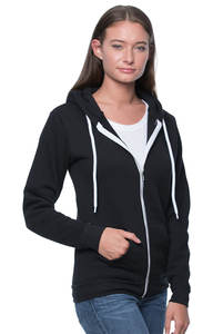 Sweat-shirts à capuche gris pour hommes en gros avec logo personnalisé, sweat-shirt à capuche en molleton doux tri-mélange pour hommes - Product Image 5