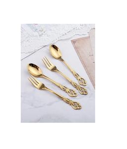 Couverts design de luxe en métal plaqué argent parfaits pour les fêtes, les événements et les dîners festifs - Product Image 4