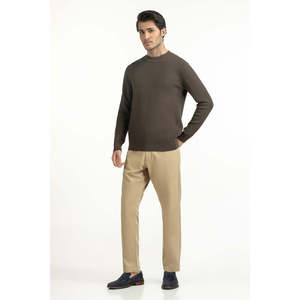 Suéter de Hombre 100% Algodón, Corte Regular, MN-SWT-WS25-046 B, Cierre de Cremallera con Estampado de Rayas para Primavera/Otoño - Product Image 2