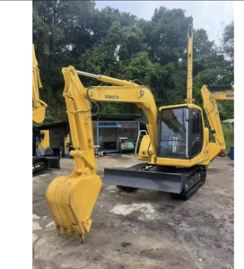 Excavadoras usadas KOMATSU PC60-7 PC60, excavadora hidráulica de cadenas de 6 toneladas, miniexcavadora de 5 toneladas, excavadora hidráulica usada con certificación CE en venta - Product Image 6
