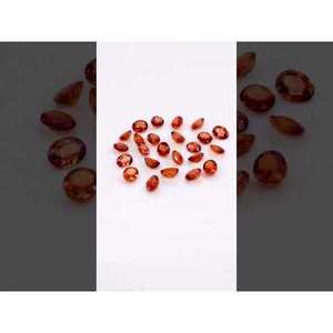 Zafiros Naranja Naturales Calibrados en Forma Ovalada de 3x4mm y 4x5mm, Gemas Minerales de Cristal Fino, Tamaños Personalizados - Product Image 3