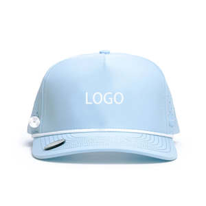 Clip pour casquette de golf perforé à 5 panneaux, imperméable, personnalisable, unisexe, sportif, avec patch en caoutchouc, pour la création de boules magnétiques - Product Image 2