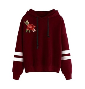 Top Deal Vente en gros Sweat à capuche épais en éponge française conçu sur mesure pour femmes Broderie moderne à la mode Nouveau tendance pour l'hiver - Product Image 1