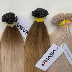 Luxe prix de gros brut vietnamien Remy cheveux pré-collés droite kératine extension de cheveux humains toutes couleurs claires - Product Image 1