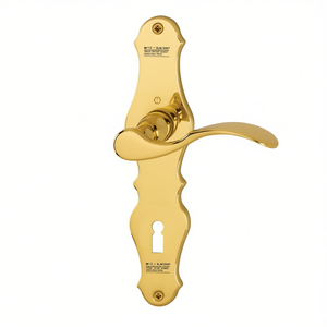 Ensemble de plaques arrière en laiton blanc longues M112SLN/2007 F71 PZ 72 mm DIN Gauche/Droite pour foyer, accessoire HOPPE - Product Image 3