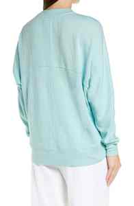 เสื้อฮู้ดดี้และเสื้อสเวตเชิ้ตคอกลมผ้าฝ้ายสำหรับผู้หญิง ทรงพอดีตัว พร้อมโลโก้ปัก - Product Image 2