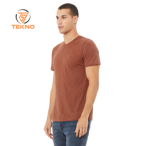 T-shirt unisexe lourd 100% coton col rond coupe douce anti-rides respirant haut tricoté t-shirts hommes t-shirts Vente en gros - Product Image 4