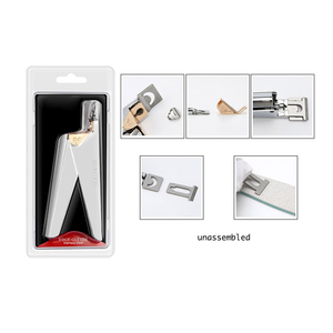 Cortador de puntas de uñas de acero inoxidable para extensiones de uñas con apertura de mandíbula ancha, herramienta profesional duradera - Product Image 3