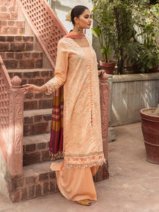 Traje Salwar-Kameez con Estampado Digital, Dupatta de Chifón, Bordado, Corte Ajustado, Ropa de Fiesta, Vestido Casual para Mujer, Seda Georgette - Product Image 6