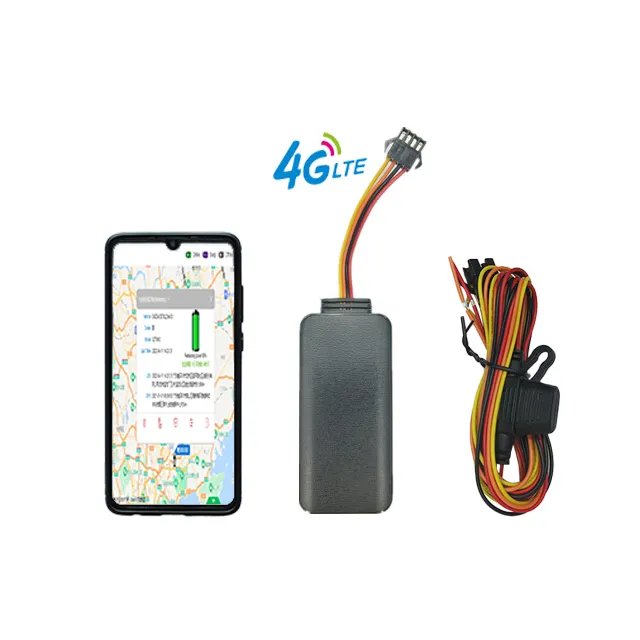 GPS Tracker for Motorcycle 4G Small Tracker GPS Tracker for Truck with Remote Control Lock Car