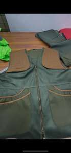 Gilet de tir unisexe d'hiver en Cordura respirant, noir uni et couleur chair, sur mesure - Luxe - Product Image 4