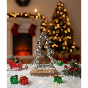 Arbre de Noël en bois d'aluminium dernier modèle avec finition en laiton pour les fournitures de décoration de Noël de table à prix d'usine - Product Image 6