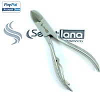 Coupe-ongles professionnel robuste en acier inoxydable japonais à lame courbée de 13 cm, pour manucure et pédicure, avec large ouverture de mâchoire