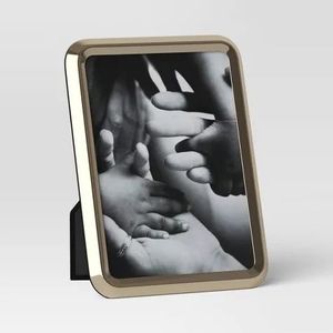 Metal Photo <b>Frame</b> Decorative Home Accent Featuring Classic Finish For Table Display Office Desk Showcase Stylish <b>Memories</b> - Product Image 5