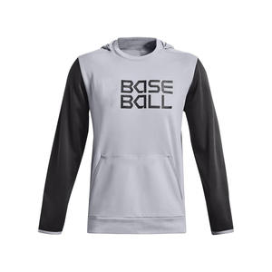 Fundamentos de fábrica Logotipo personalizado Patrón Béisbol Sudadera con capucha Sublimación Bordado Poliéster Algodón Manga larga Béisbol Hombres Sudadera con capucha Desgaste - Product Image 3