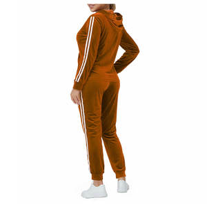 Wholesale Professional Active Wear Tracksuit Velvet Sweatshirt Jogger Custom Logo <b>Hoodie</b> Decoration Solid Pattern for Winter - Product Image 6