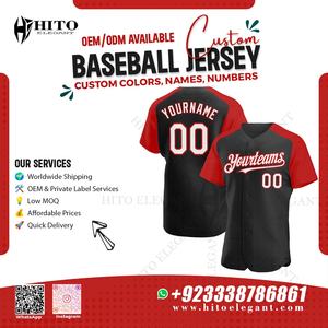 Camiseta de béisbol de calidad superior para hombre, logotipo personalizado, Béisbol impreso, deportes al aire libre, camiseta de béisbol de estilo único, dos tonos de color - Product Image 2