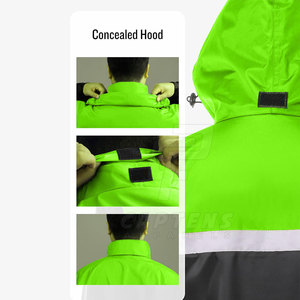 Venta caliente Hecho en Pakistán Trajes de lluvia Por encargo Bajo MOQ Trajes de lluvia de color de contraste - Product Image 4