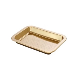 Galvanized <b>Set</b> of Two Metal Serving Tray Decorative Best Design for Home Hotel & Restaurant <b>Table</b> Source Galvanized Serving Tray - Product Image 2