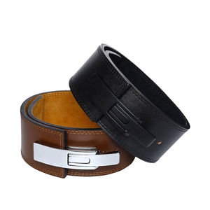 PromotionPremium réglable respirant haute qualité peau de vache Powerlifting ceinture d'haltérophilie Logo personnalisé en gros bas prix - Product Image 4