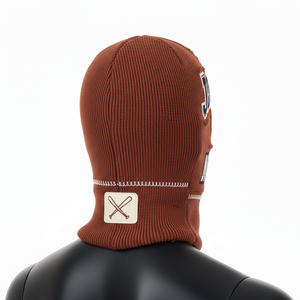 Balaclava pour hommes, tissu acrylique extensible chaud de haute qualité, tricot côtelé 220 GSM, logo personnalisé, balaclava pour hommes - Product Image 5