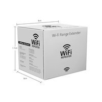 Repetidor WiFi ESion para interiores, 300Mbps, 6 antenas, cobertura de largo alcance, repetidor wifi para uso doméstico/oficina