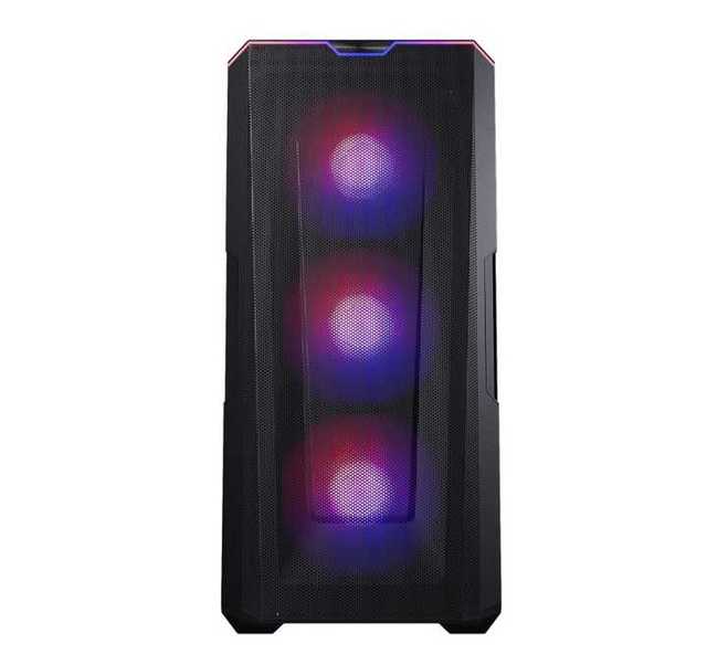New Arrival G500A Mid-Tower Gaming PC Case with 3 RGB Fans for Gamers