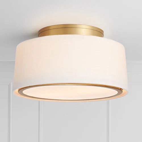 Aged Brass and Ivory White