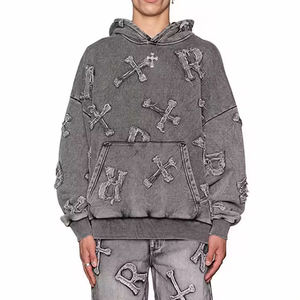 Recién llegado, sudaderas con capucha desgastadas para hombre, el mejor diseño, sudaderas con capucha elegantes transpirables de secado rápido para hombre en material de alta calidad - Product Image 5