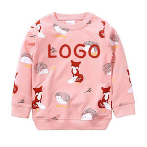 Venta al por mayor 100% algodón francés Terry cuello redondo sudadera logotipo personalizado niños pulóver sudaderas con capucha y sudaderas de alta calidad - Product Image 6