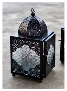 Lovely Handcrafted Lanterns 2025 Diseño moderno clásico con acabado negro con recubrimiento en polvo, perfecto para salas de estar y dormitorios - Product Image 3
