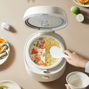 Pentola elettrica antiaderente per uso domestico 3-4 persone piccola pentola per vetri in ceramica da 4L - Product Image 1