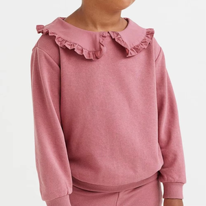 ชุดวอร์มสำหรับเด็กชุดวอร์มสีพื้นแขนยาวทุกเพศชุดวิ่งตามสั่งชุดวอร์มสีพื้นสินค้ามาใหม่2025 - Product Image 6