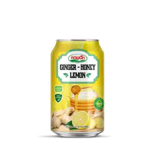 330ml Alu 캔 생강 꿀 레몬-천연 감기 및 독감 치료제-건강한 겨울 음료