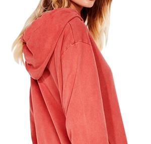 ชุดกีฬาแบบลำลองสองชิ้นสำหรับผู้หญิงฤดูใบไม้ร่วงและฤดูหนาวชุดวอร์มยาวผ้าฟลีซสีทึบ - Product Image 5